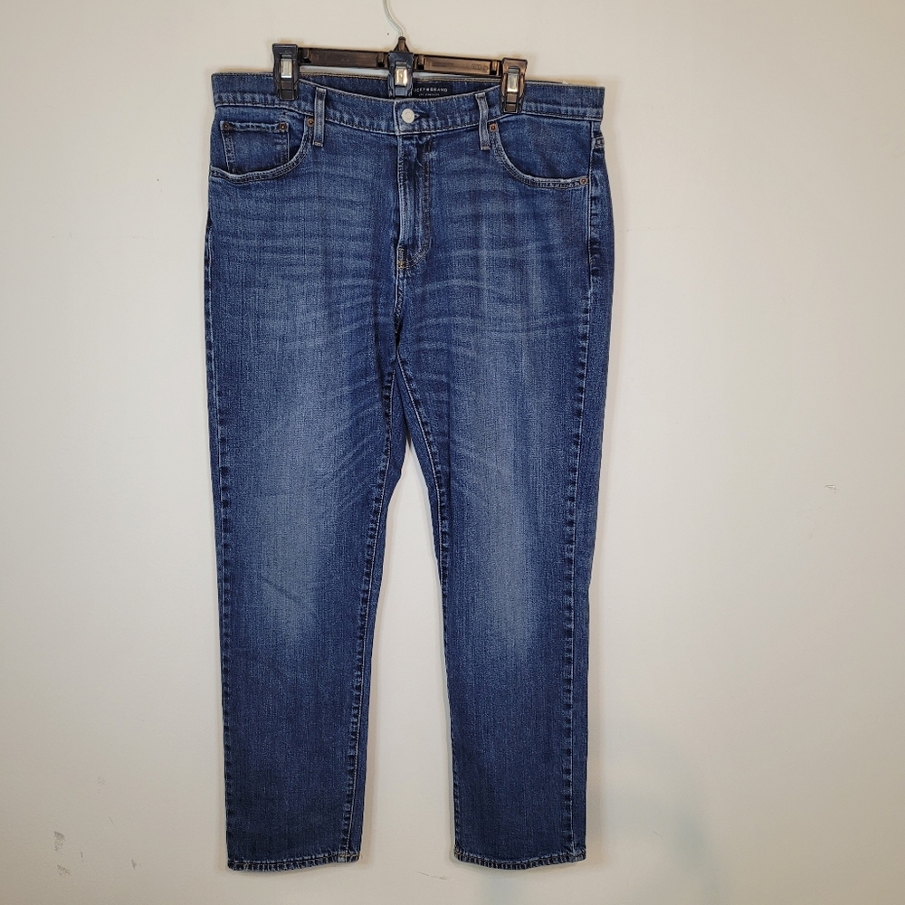 Lucky Brand 221 Straight Mens Blue Denim Jeans 36x30